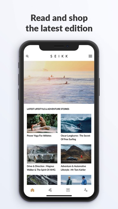 SEIKK Active Style Magazine Screenshot