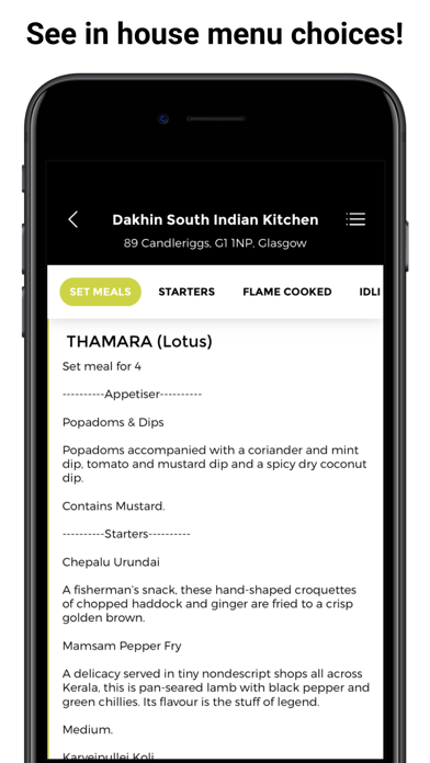 Dakhin South Indian Kitchen Screenshot