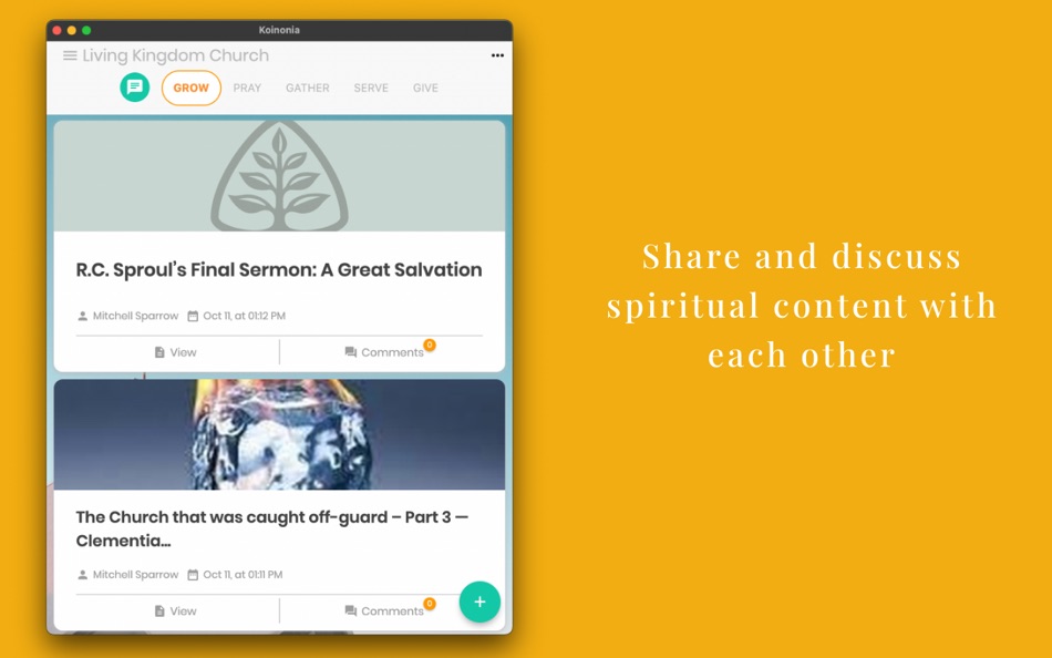 #2. Koinonia Congregation App (macOS) 게시자: CO PILOT CONSULTING Pty. Ltd.