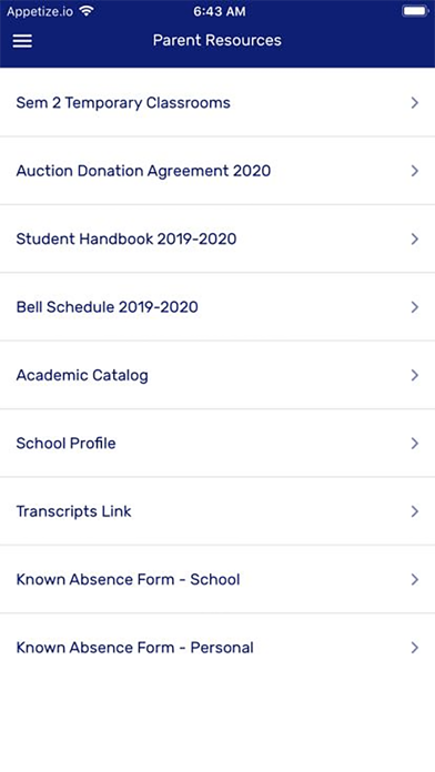 Dallas Lutheran School Screenshot