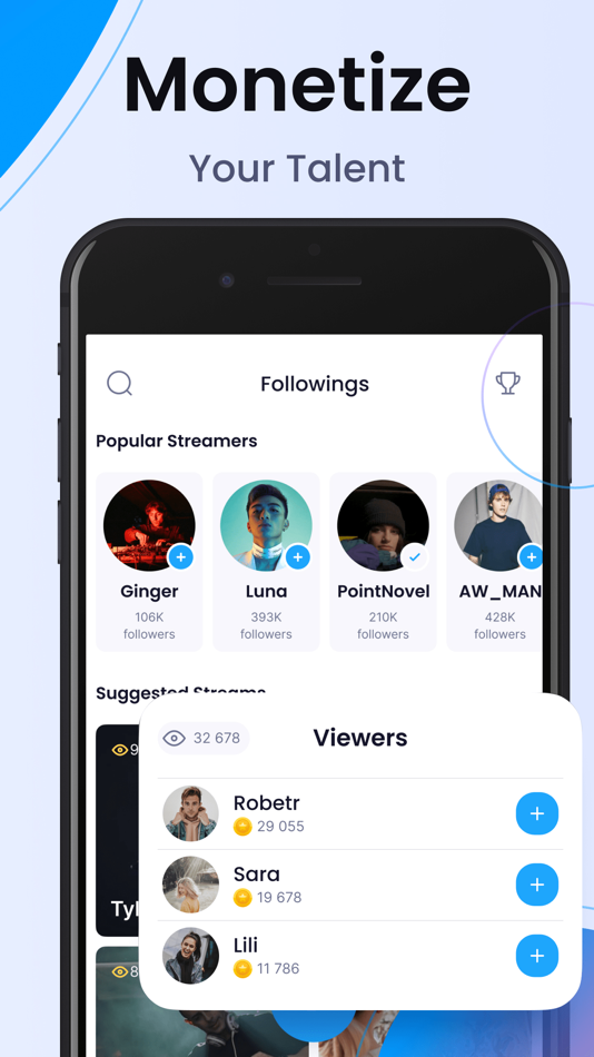 #8. Plamfy: Watch Streams&Go Live (iOS) 由: Plamfy LTD