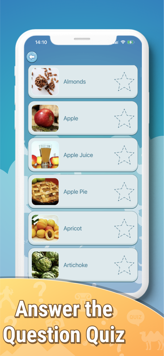 Food quiz guess all fruit nuts