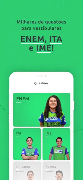 Game screenshot FB Vest Questões ENEM ITA IME mod apk