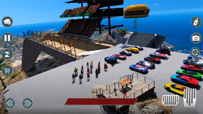 Superhero Car: Mega Ramp Games Screenshot