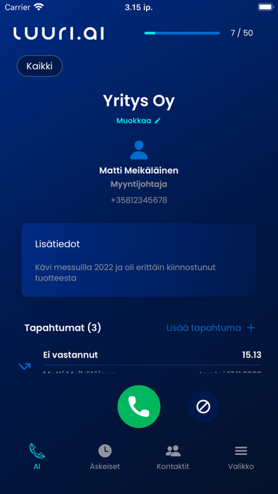Luuri.ai Screenshot