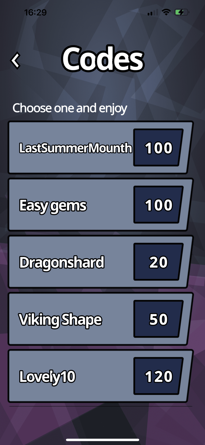 Gems Options for Battle Games