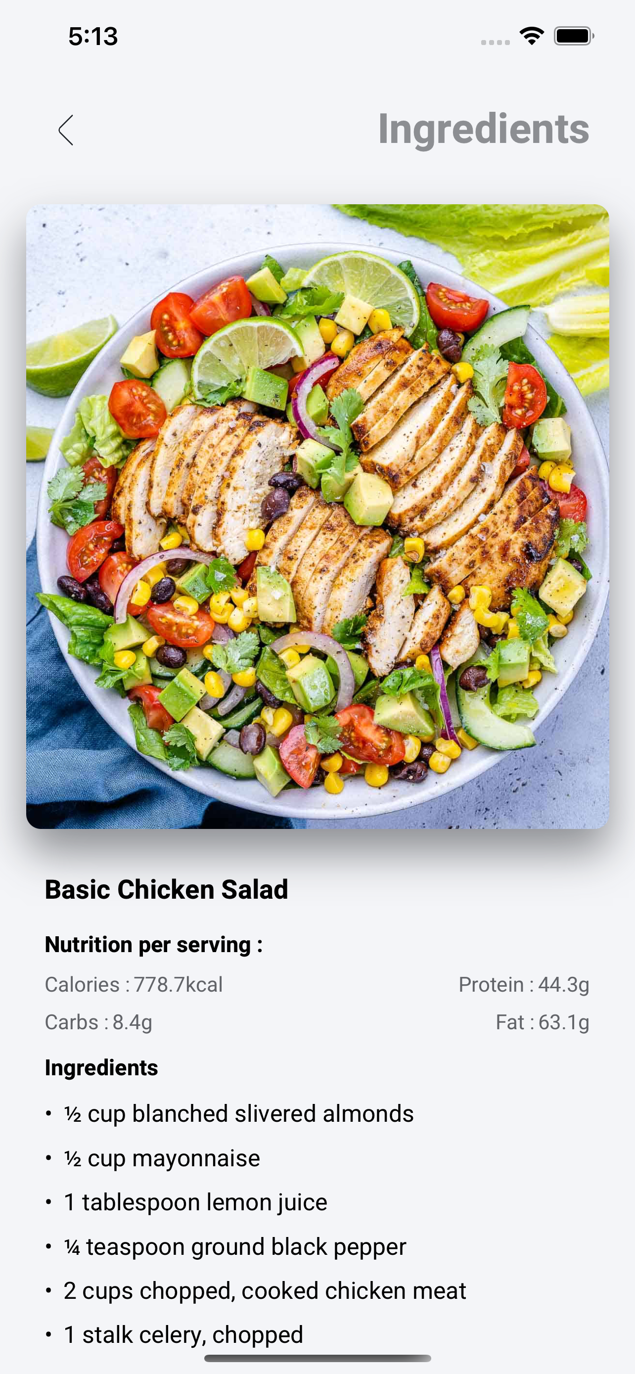 Recipes generator