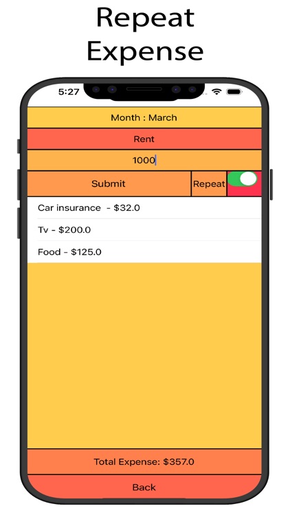 Monthly Money Tracker