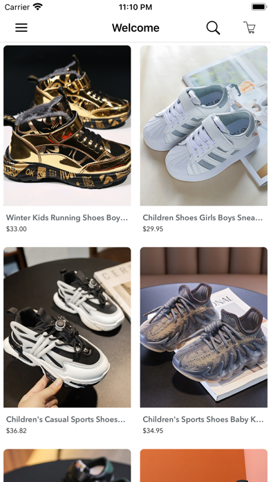 Cheap Kids Shoes Fashion Screenshot