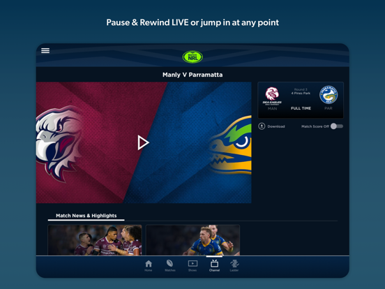 Screenshot #4 pour Watch NRL