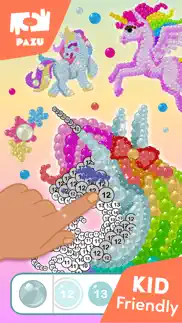 color by number games for kids iphone screenshot 3