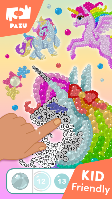 Color by number games for kids Screenshot