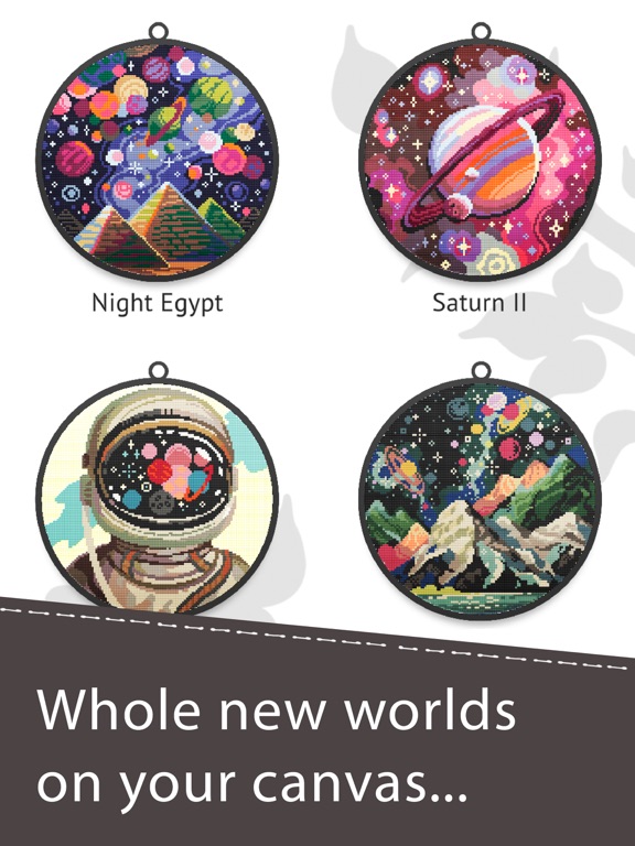 Cross Stitch Workshop iPad screenshot 3 - Lifestyle app