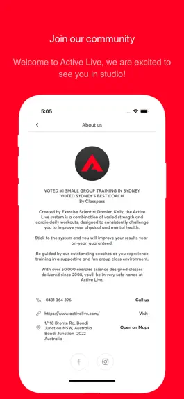 Game screenshot Active Live Training App hack