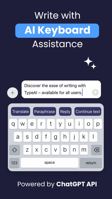 ProType - AI Writing Keyboard Screenshot