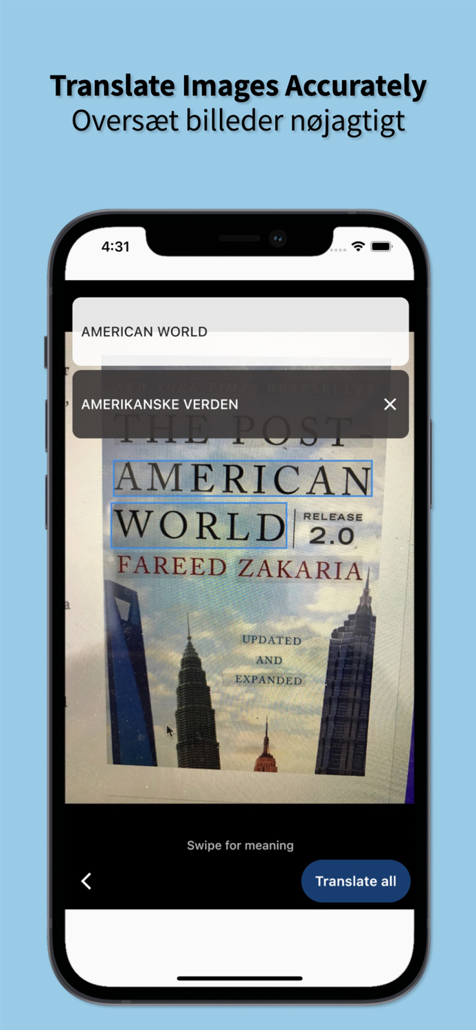 English to Danish App