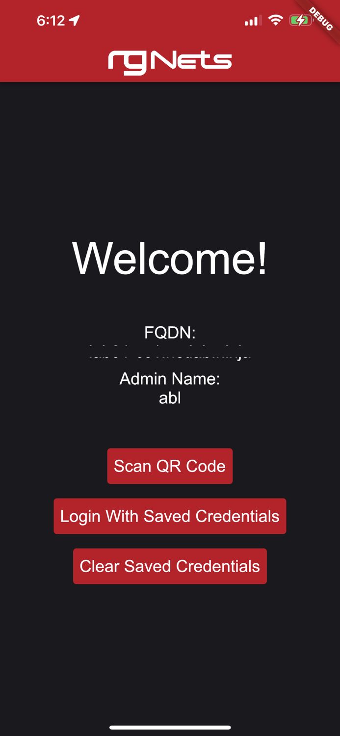 rXg Shared Credentials Manager
