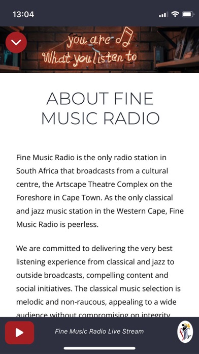 Fine Music Radio Screenshot