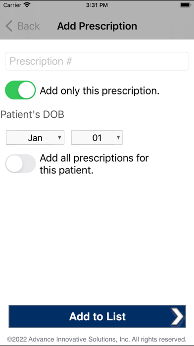 Yale Health Pharmacy Screenshot