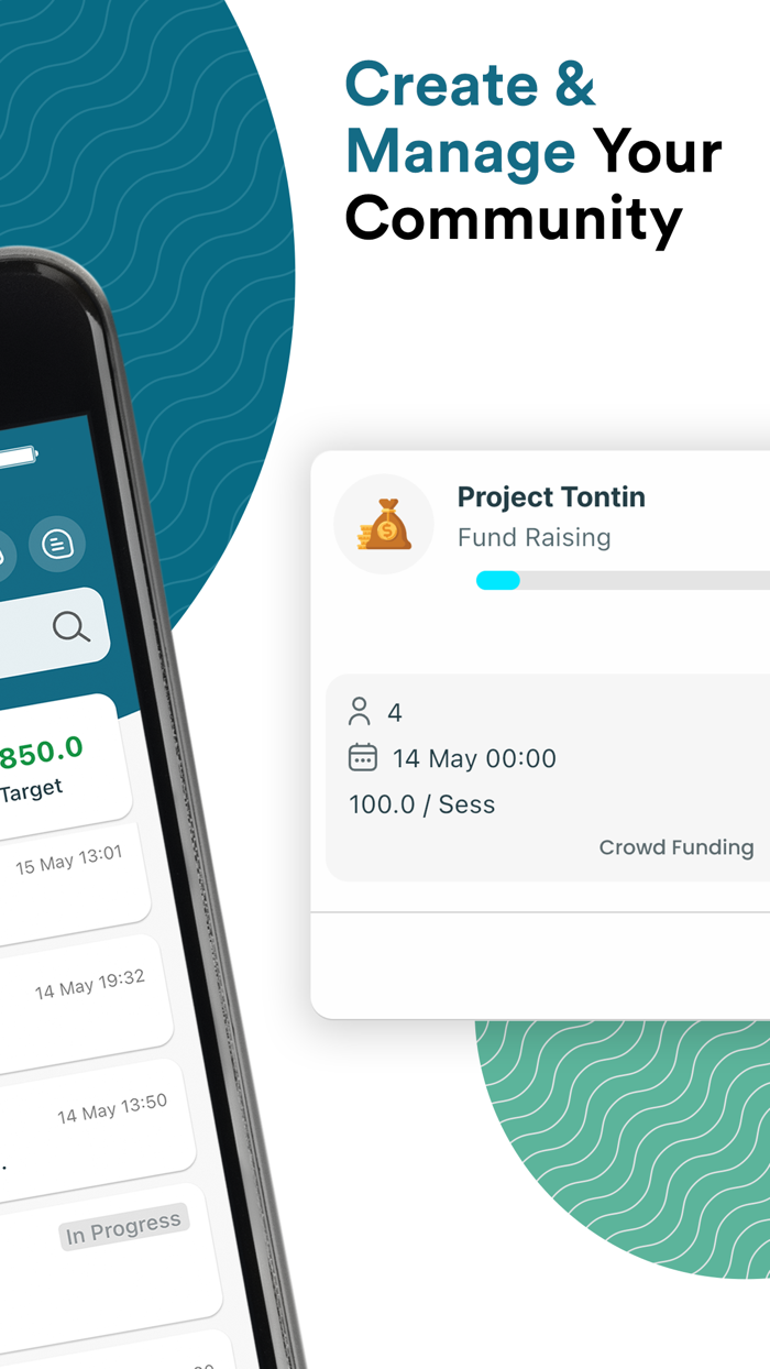 Tontinapp Connect and Share