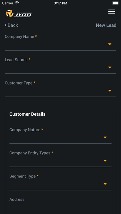 Jyoti Sales Screenshot
