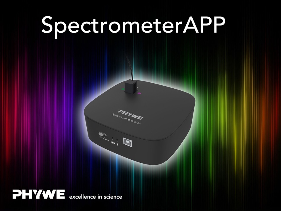#1. PHYWE SpectrometerAPP (iOS) 由: PHYWE Systeme GmbH & Co. KG