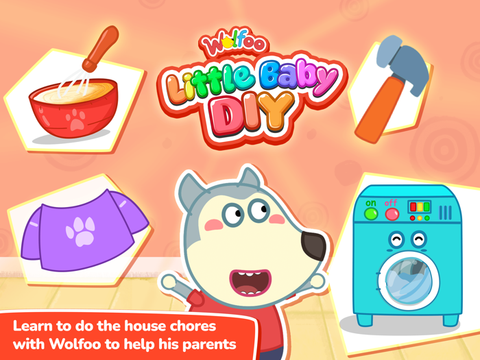 Wolfoo Learns Little Baby DIY