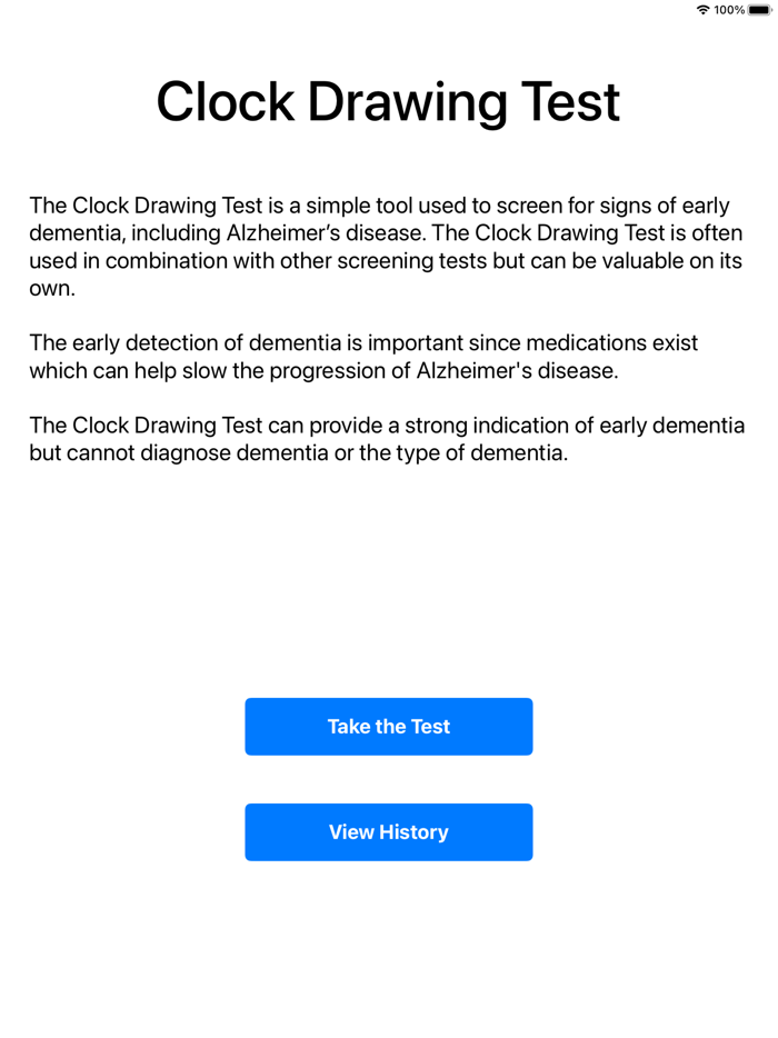 Clock Drawing Test CDT