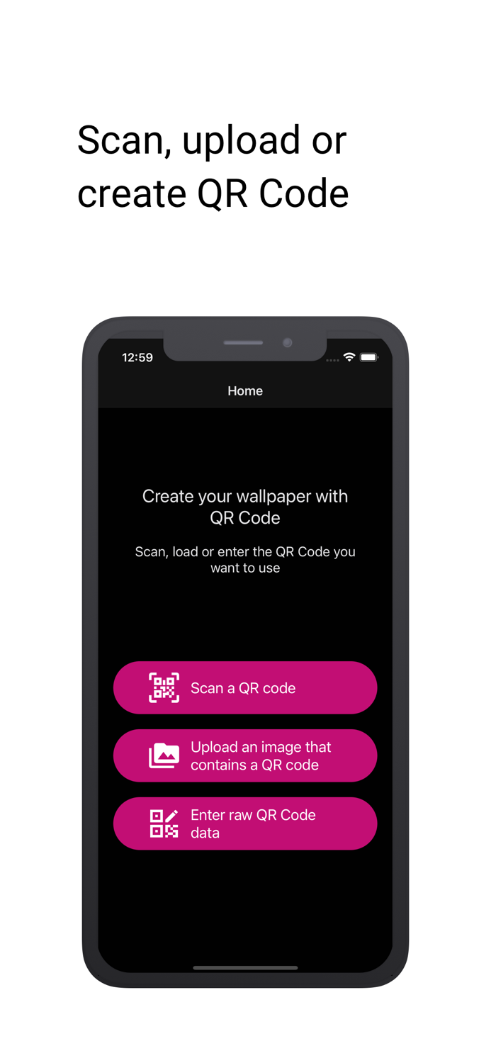 QRlockscreen - wallpapers and QR