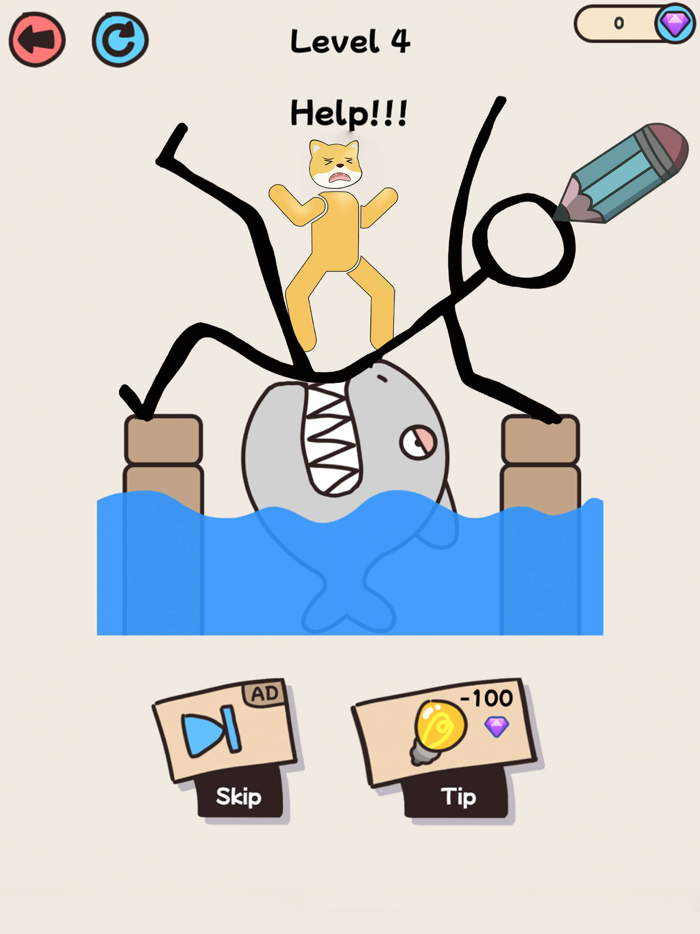 Protect the dog  draw to save