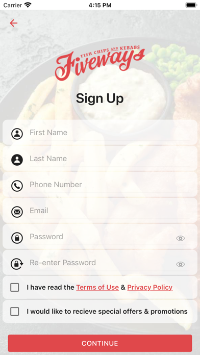 FiveWays Fish and Chips Screenshot