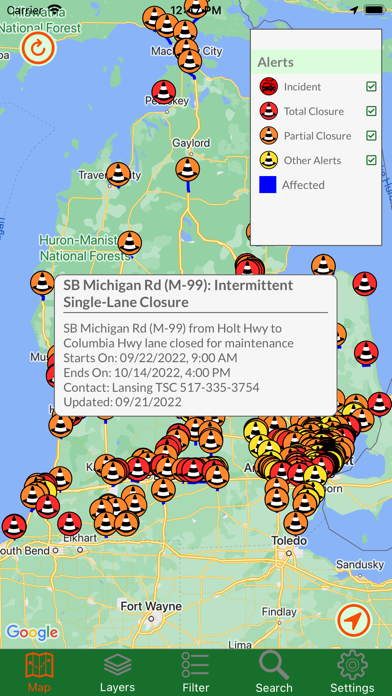 Michigan Traveler Screenshot