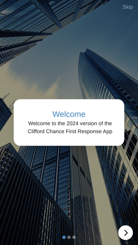 #1. Clifford Chance First response (iOS) Podle: Clifford Chance LLP