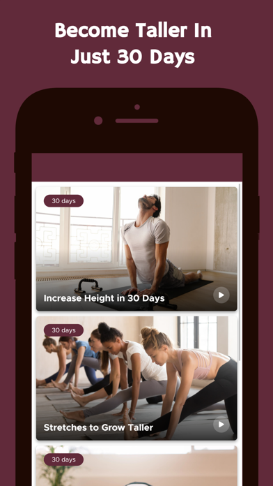 Increase Height Workout Screenshot