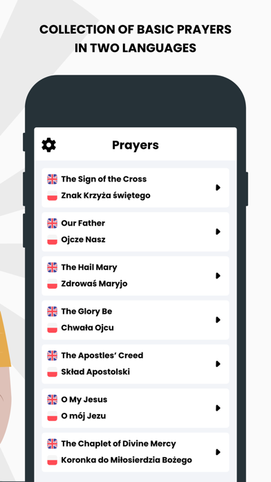 Polish - English Prayerbook Screenshot