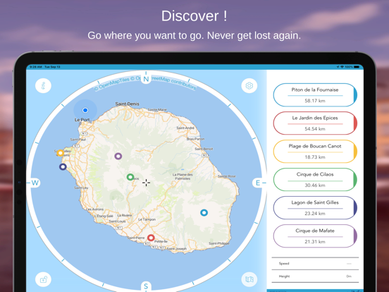Screenshot #1 for La Réunion OffLine Map