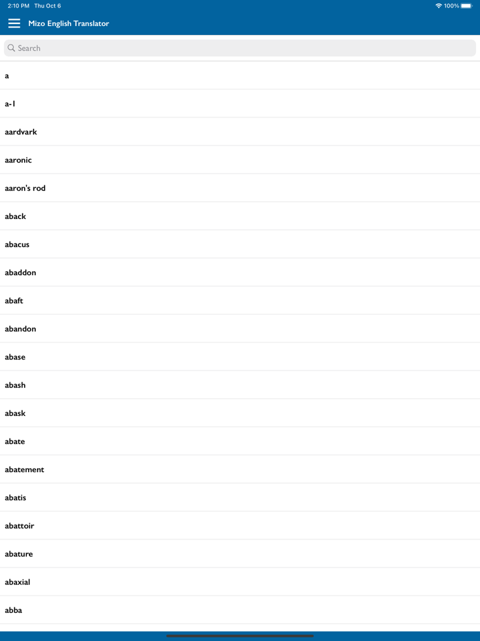 Mizo English Translator