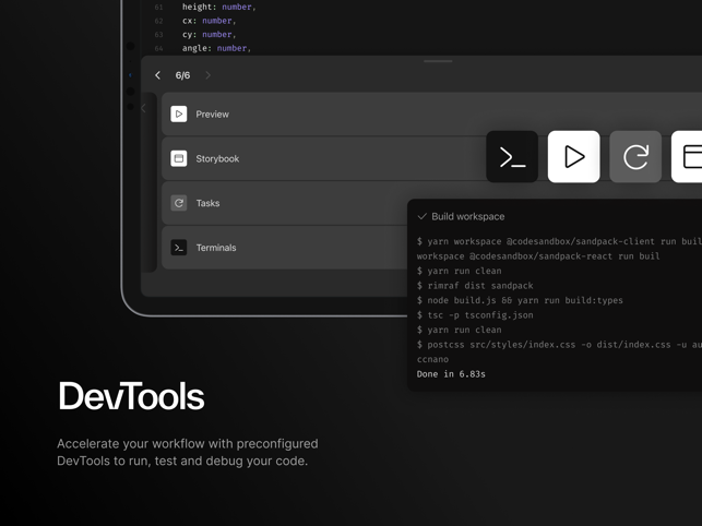 ‎CodeSandbox Screenshot