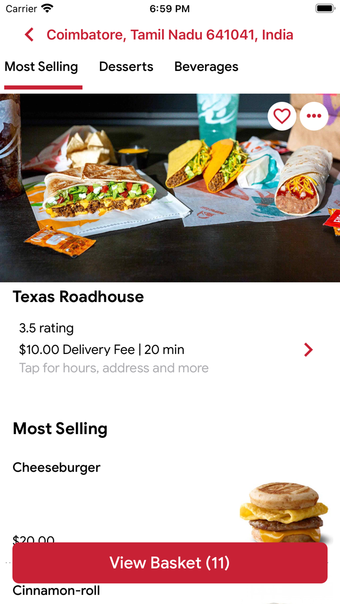 Foodmine Ordering