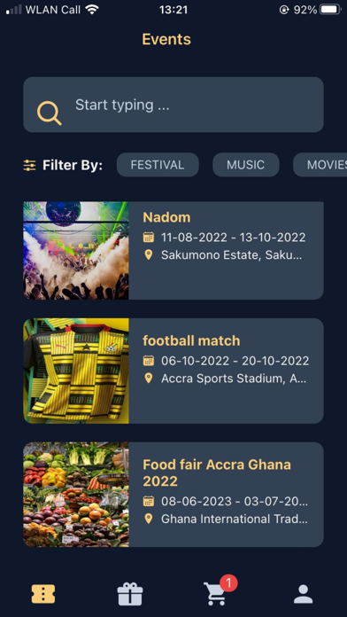 E-Ticket Scanner Screenshot