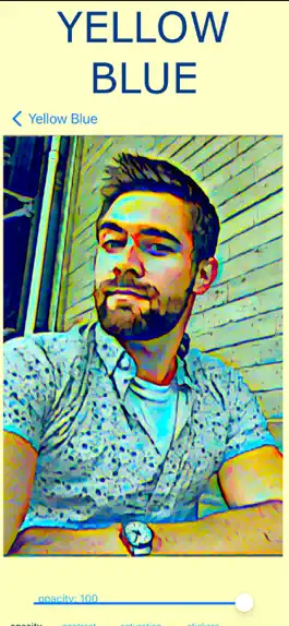 Game screenshot Photo editor yellow blue apk