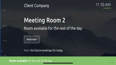 YAROOMS Meeting Room Display Screenshot