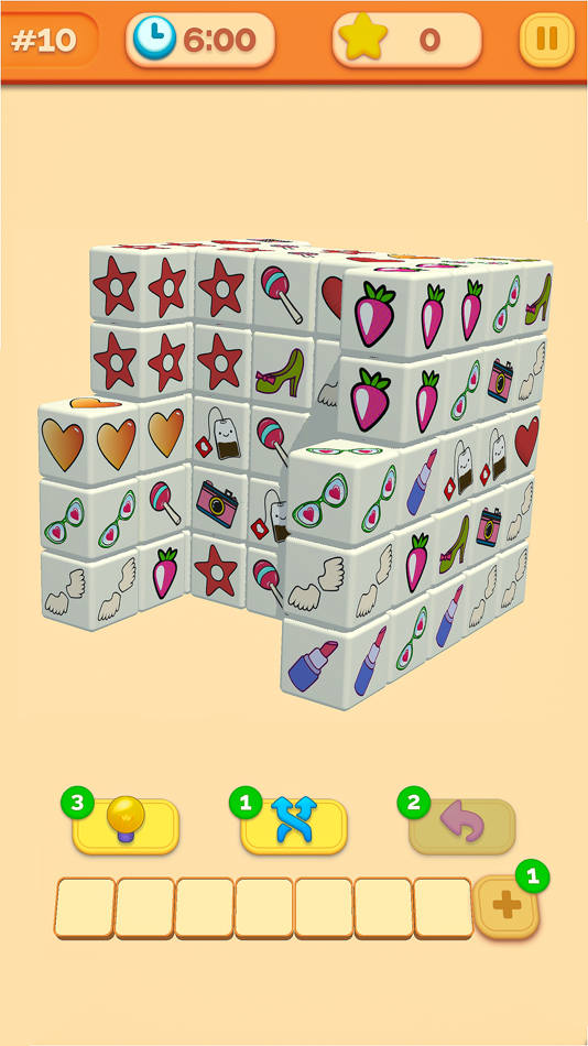#6. Cube Match 3D Tile Matching (iOS) By: AI Games FZ
