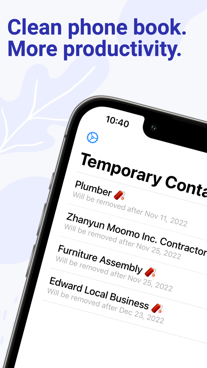 Temporary Contacts Pro
