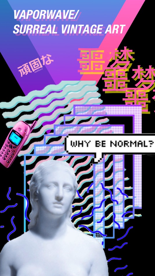 Vaporwave - 1980s Picture Arts - 3.3.0 - (iOS)