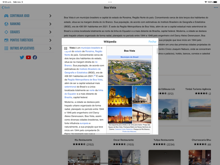 Quiz Estado de Roraima