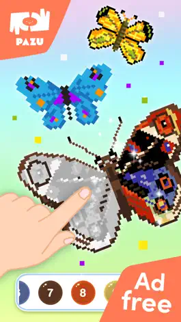 Game screenshot Pixel coloring games for kids apk