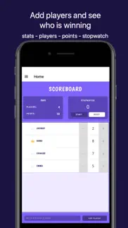 scoreboard keeper app iphone screenshot 2