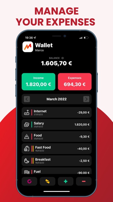 MoneyHoney - Finance App Screenshot