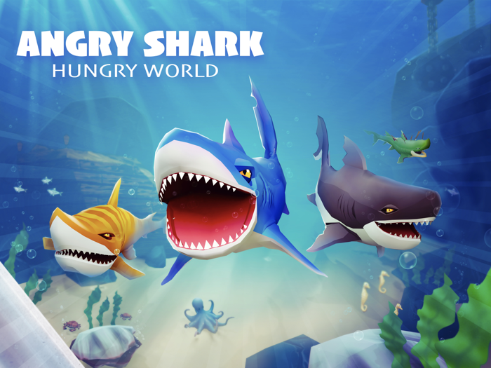 Angry Shark - Hungry World
